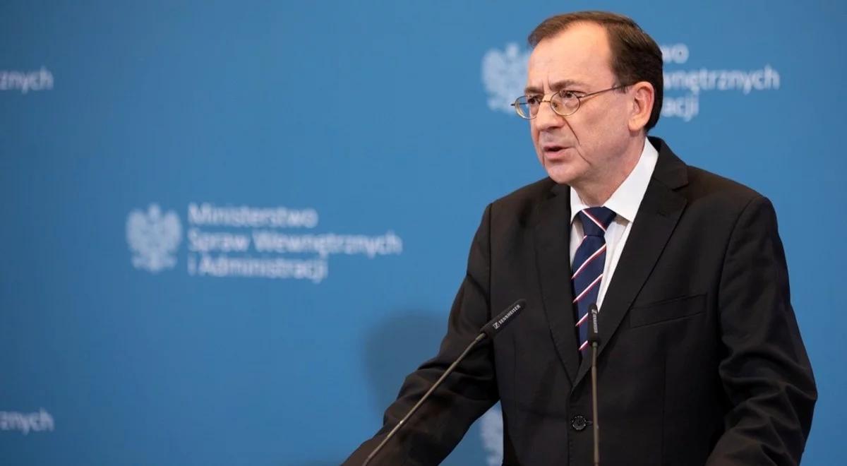 Szef MSWiA: rozbijamy agenturę rosyjskich służb specjalnych w Polsce, wydalamy 45 szpiegów