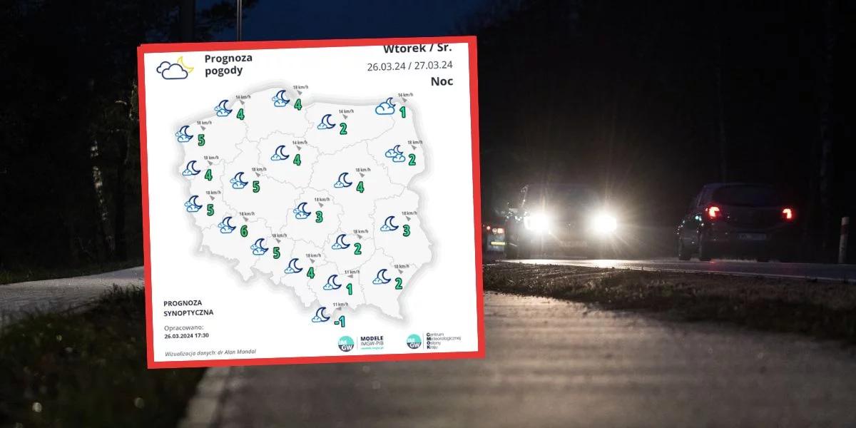 Pogoda. Noc będzie cieplejsza. Jedynie w tych rejonach będą przymrozki