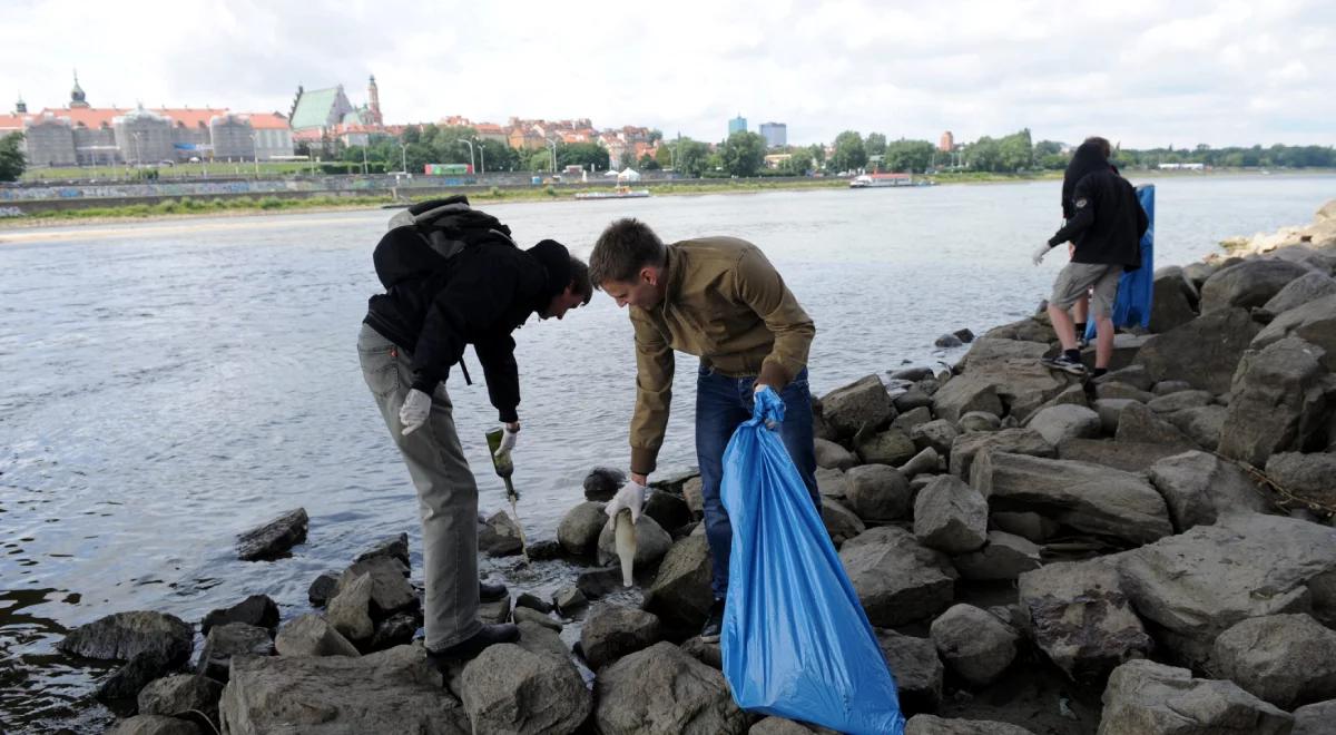 Akcja "Czysta Wisła". Usunięto setki ton śmieci z dopływów rzeki