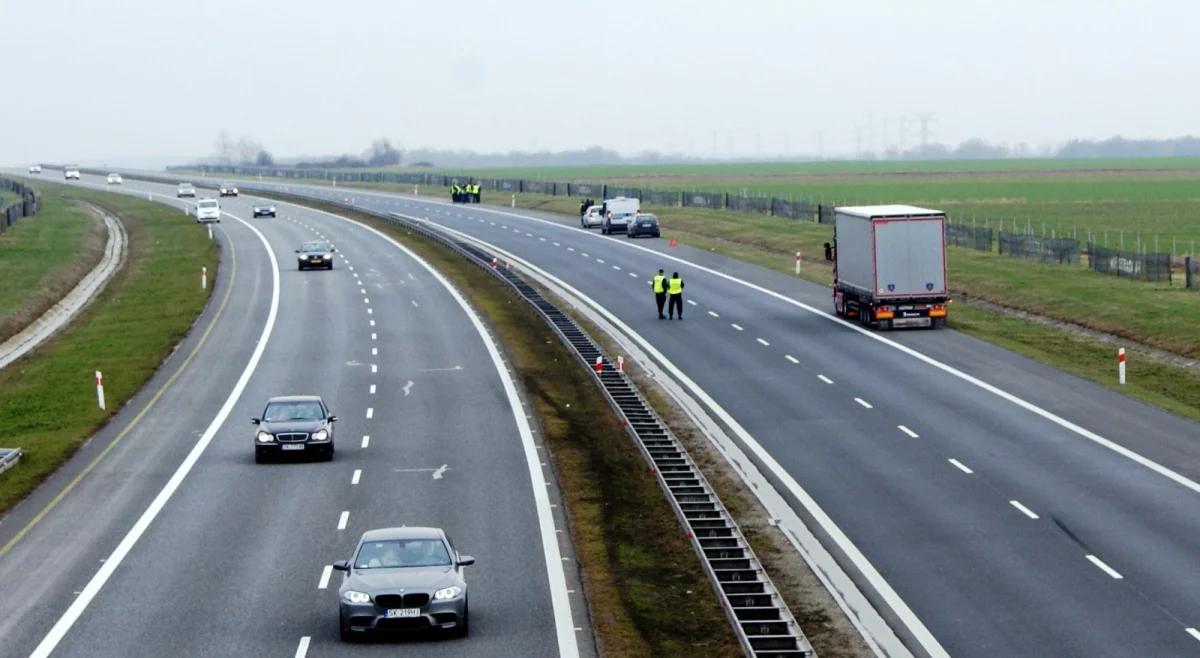 Dwie kolizje na autostradzie A4 przed incydentem z udziałem prezydenckiej limuzyny