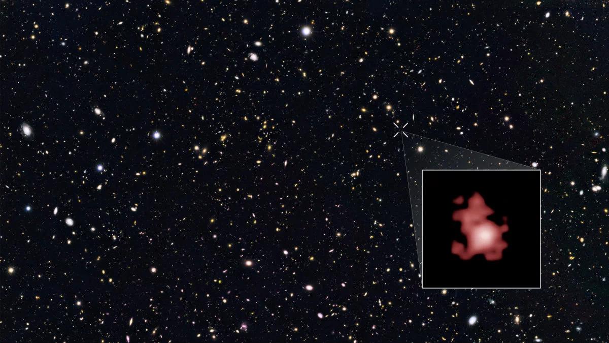 Teleskop Hubble'a dojrzał rekordowo odległą galaktykę
