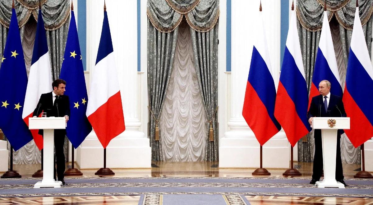 Macron i Putin rozmawiali o trójstronnych obradach OBWE z Rosją oraz Ukrainą. Jest decyzja