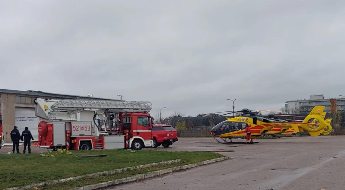 Katastrofa w Mławie. Zawalił się dach hali, nie żyją dwie osoby