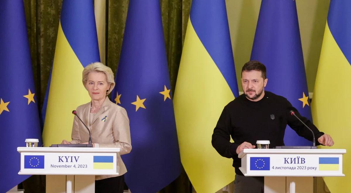 Będzie zielone światło dla rozszerzenia UE o Ukrainę? Von der Leyen na rozmowach w Kijowie