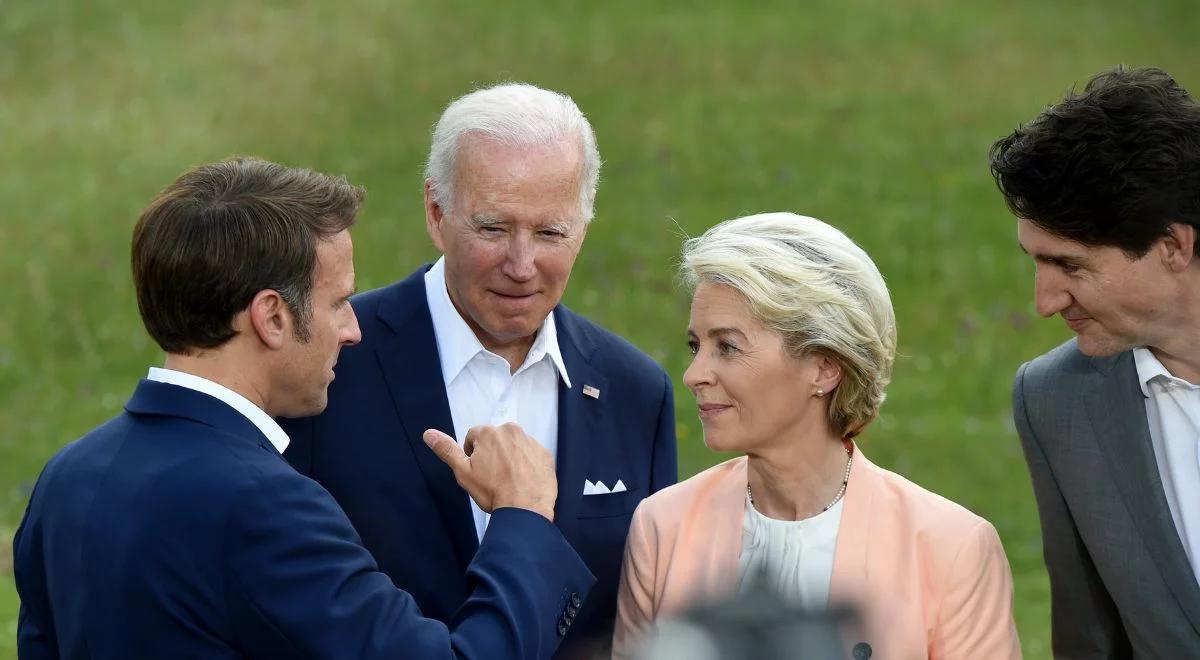 Biden po rozmowach z Macronem i szefową KE. W tle relacje z Chinami i wojna na Ukrainie