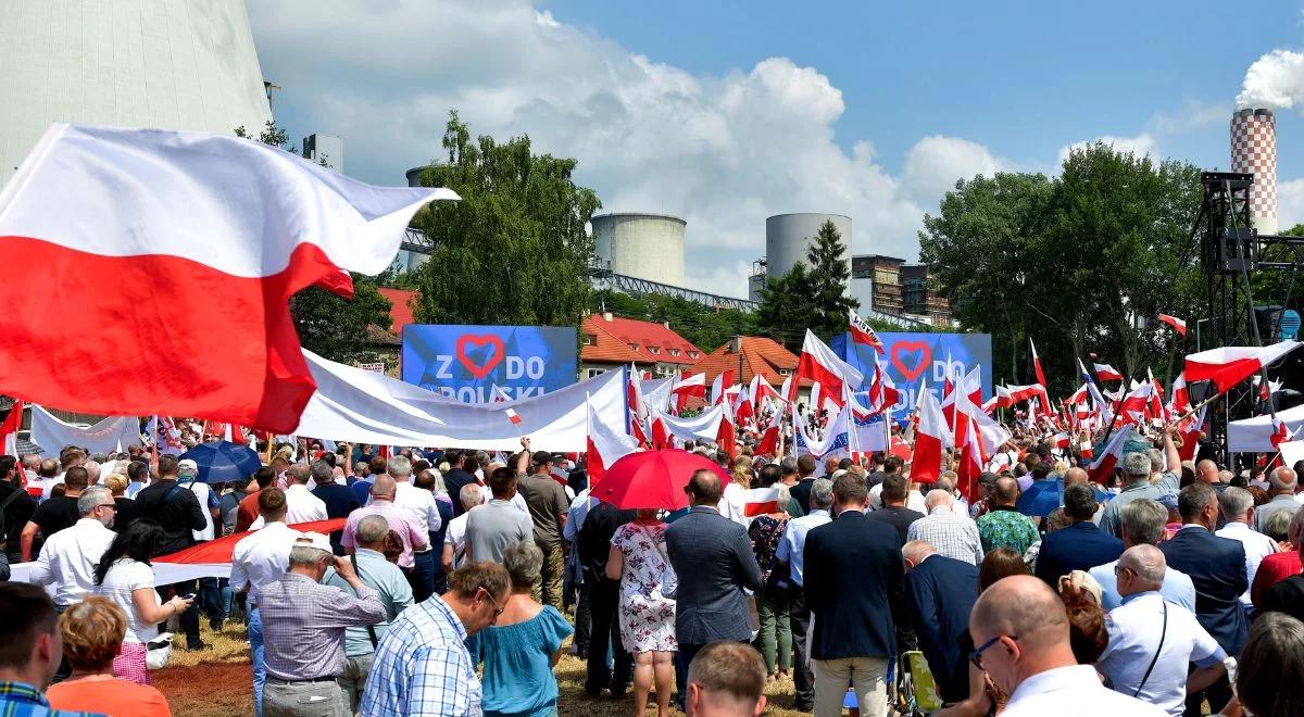 Tłumy na wiecu Zjednoczonej Prawicy. Rzecznik PiS: wydarzenie zgromadziło 15 tys. osób