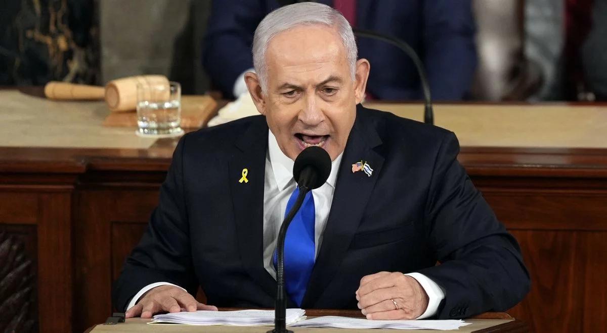 Netanjahu grzmi w Kongresie. "Oni popierają gwałcicieli i morderców"