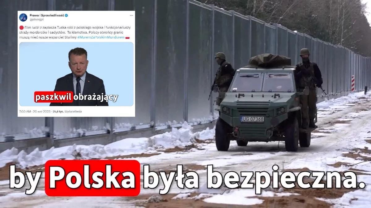 "Nie pozwolimy opozycji i jej celebrytom obrażać naszych żołnierzy". Nowy spot PiS