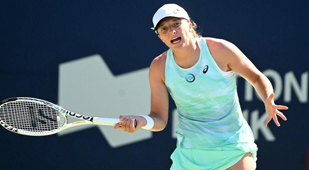 WTA Toronto: wiatr przeszkodził Idze Świątek? "Nie mogłam złapać rytmu"
