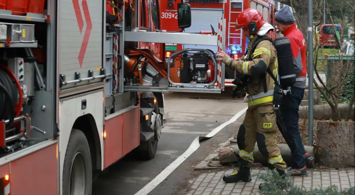 Tragedia na gdańskiej Zaspie. Dwie osoby zginęły w pożarze altany