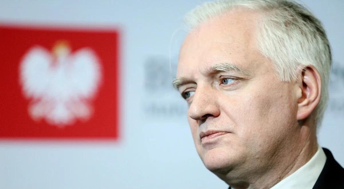 Wicepremier Jarosław Gowin: opozycja jest całkowicie bezsilna