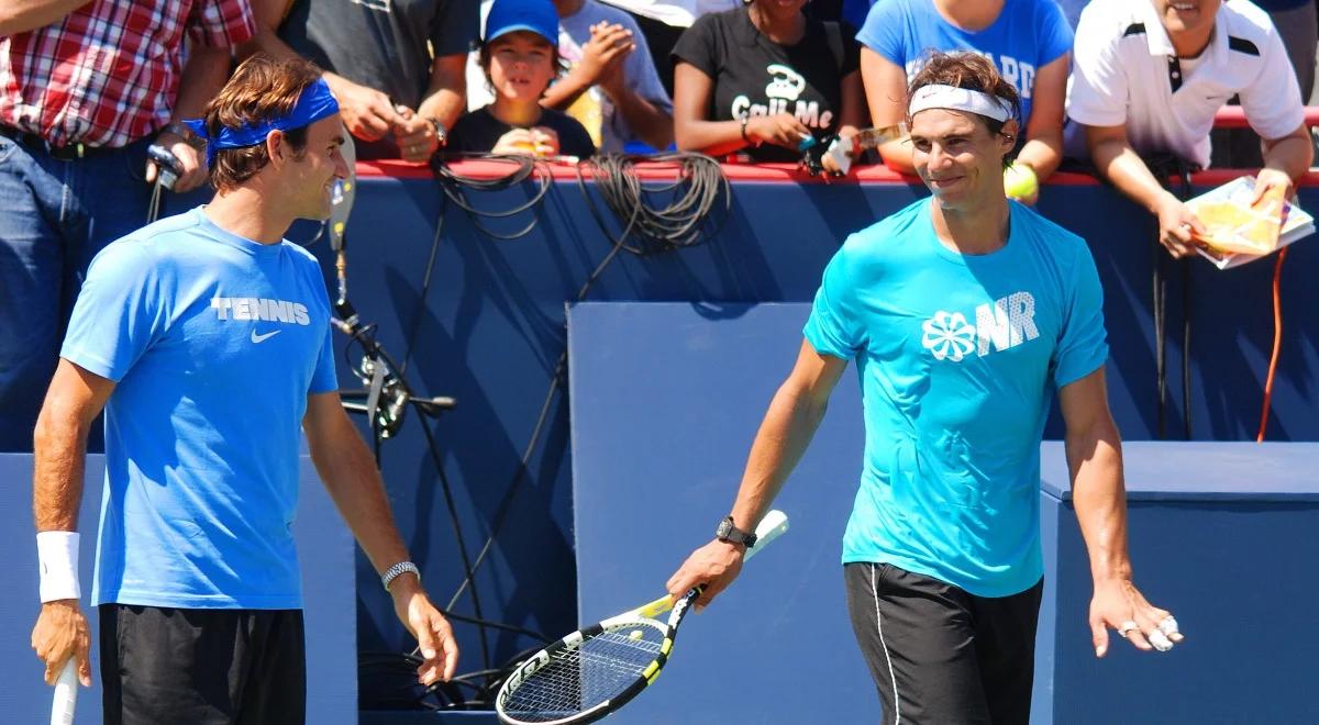 Tenis: Roger Federer i Rafa Nadal połączą siły. "To będzie dziwne uczucie"