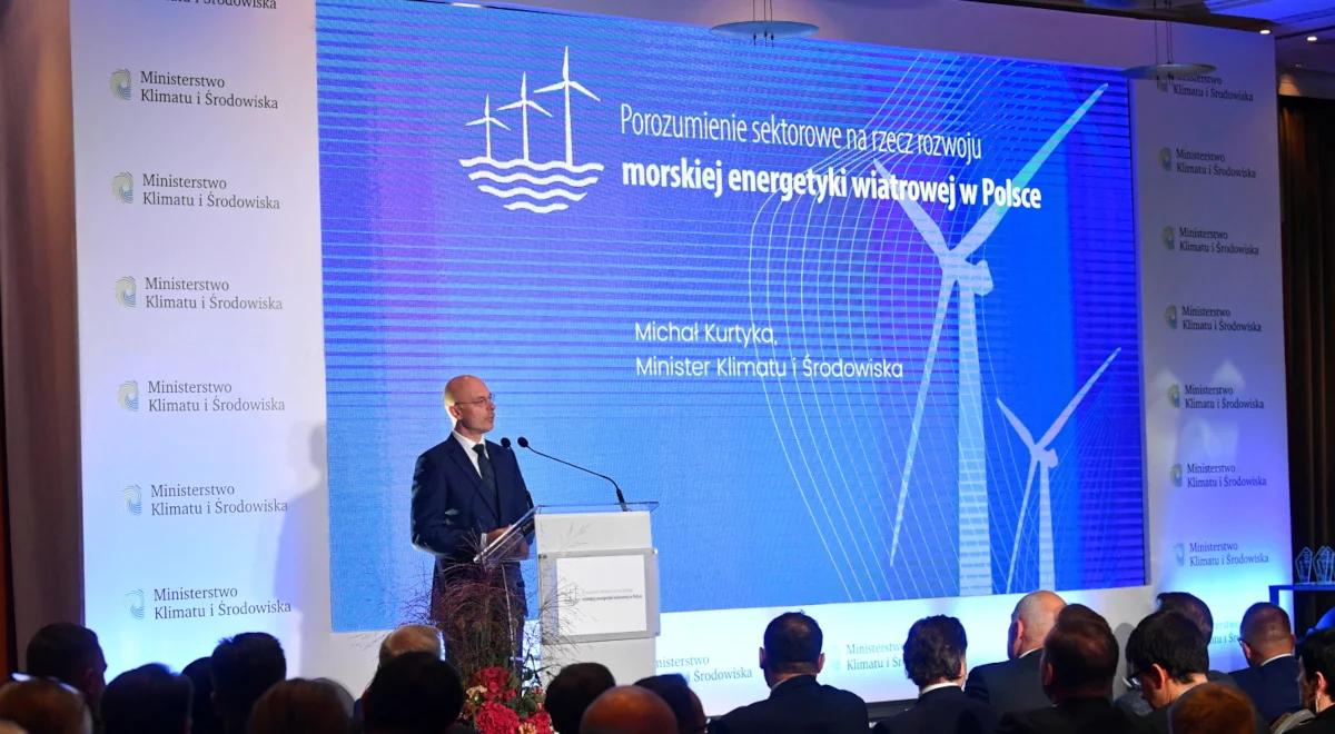 Kilkaset podmiotów podpisało porozumienie na rzecz rozwoju morskiej energetyki wiatrowej w Polsce