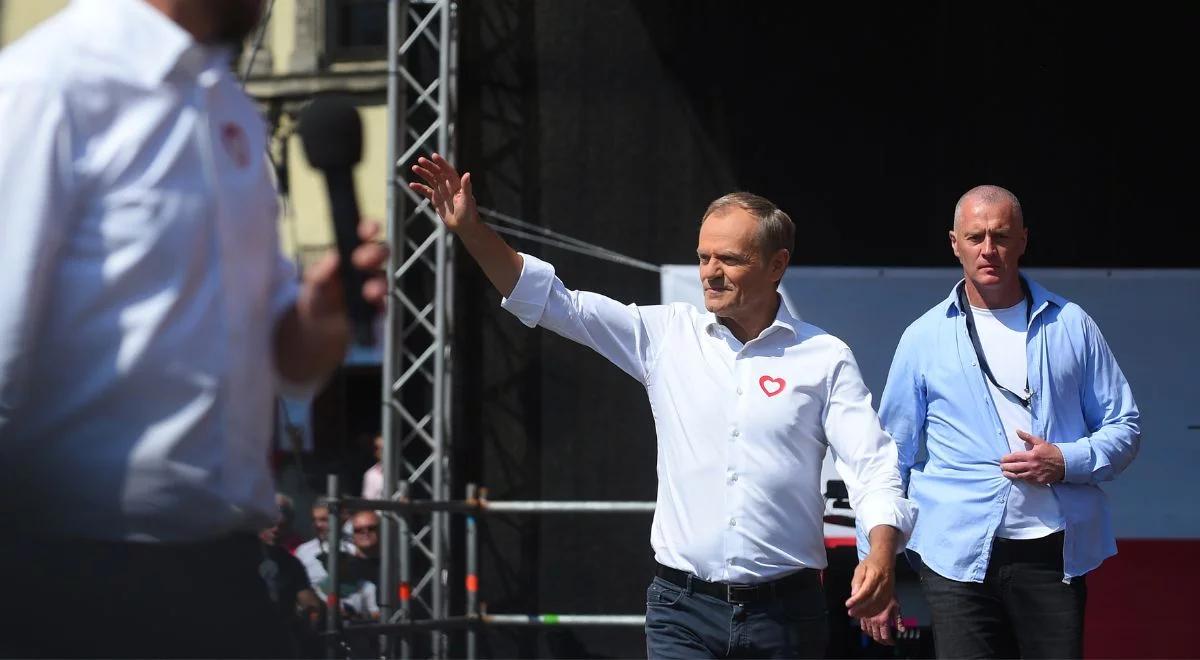 "Hejt, szczucie i pogarda dla myślących inaczej". Fogiel prognozuje, co wydarzy się na wiecu Tuska