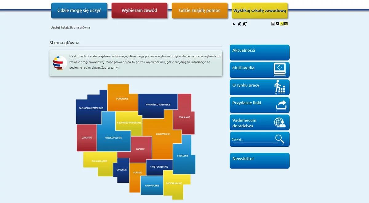 Uruchomiono specjalny portal doradztwa edukacyjno-zawodowego 