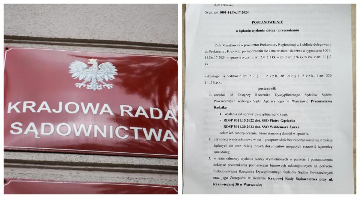 Prokuratura weszła do siedziby KRS. Interweniowali posłowie