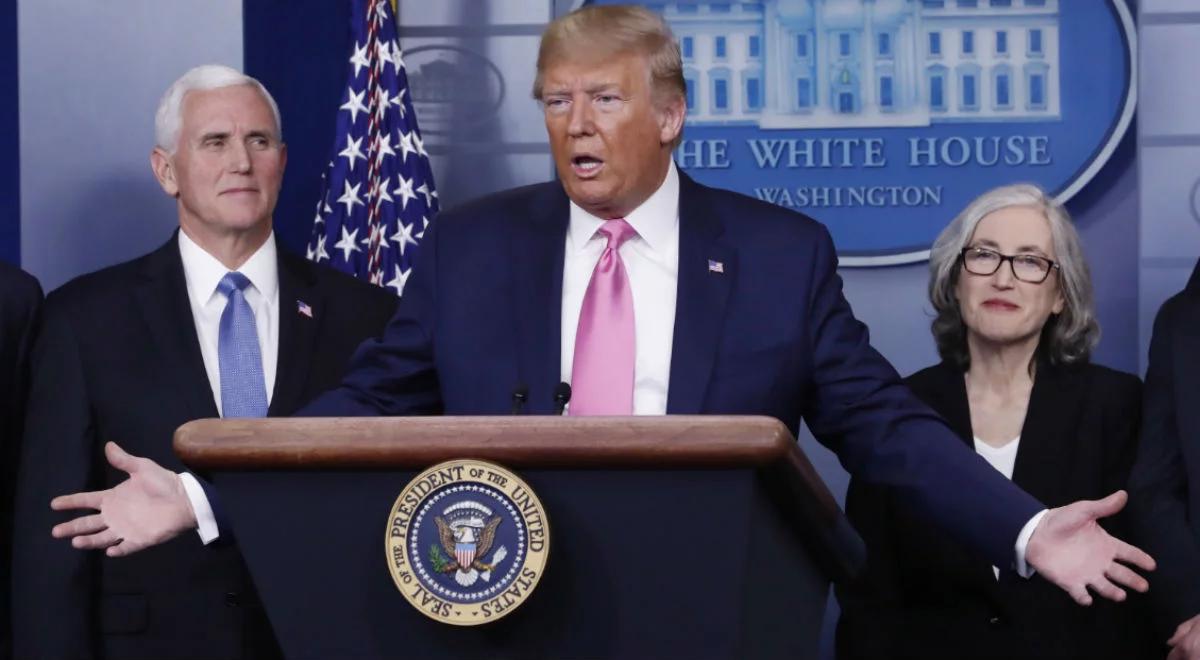 Koronawirus nie zagraża USA? Donald Trump ocenił ryzyko