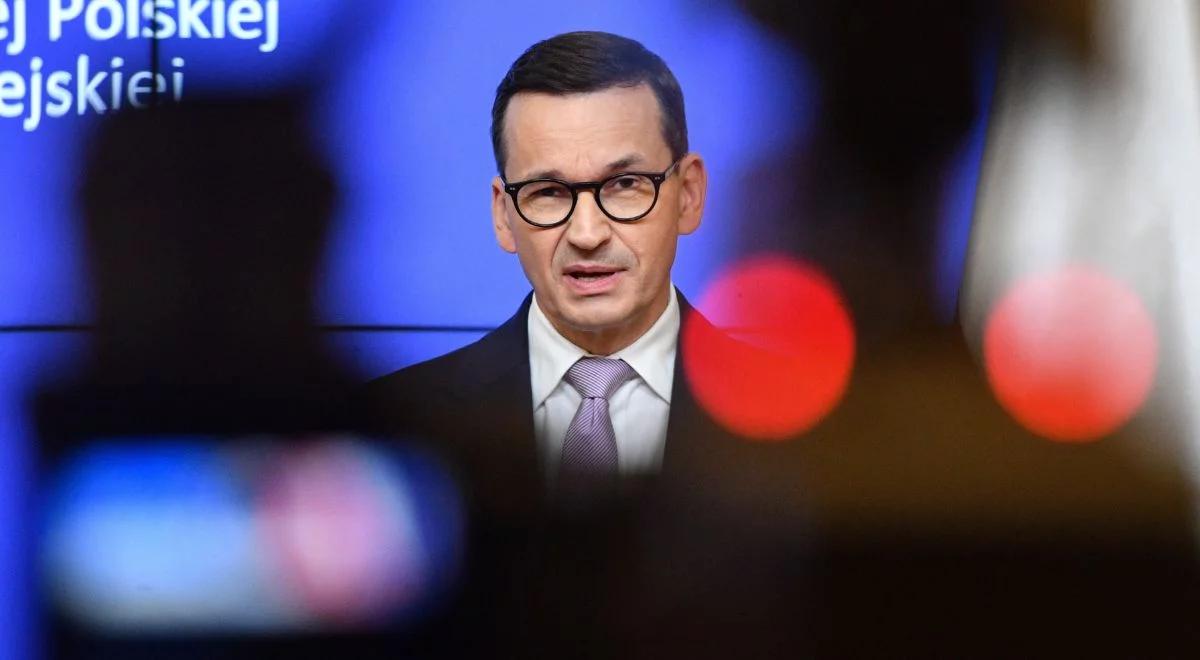 "Dla nas bezpieczeństwo granic jest bardzo ważne". Premier Morawiecki w Brukseli