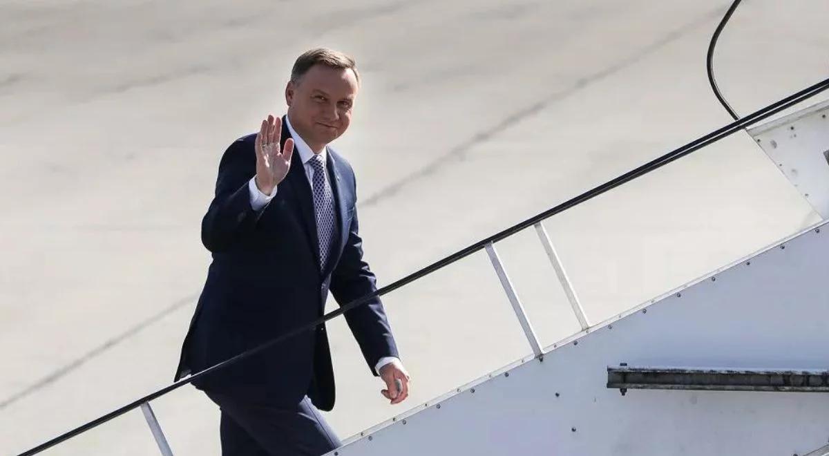 "Każdy Polak w USA jest ambasadorem Polski". Prezydent Duda w drodze do Nowego Jorku na Paradę Pułaskiego