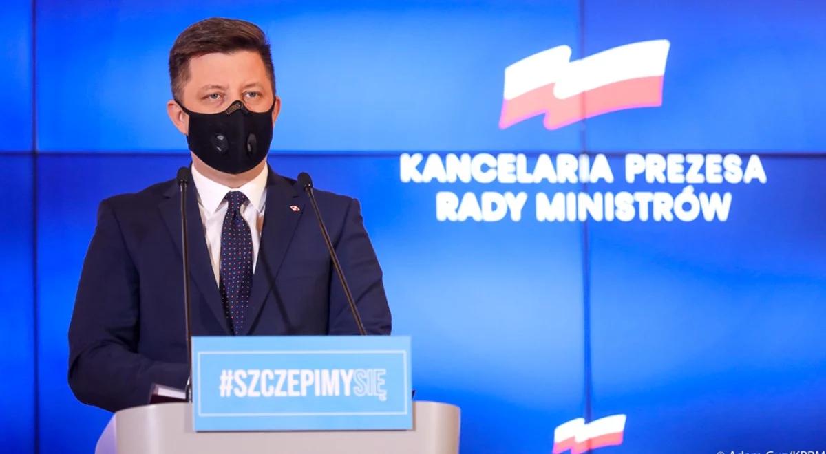 Szef KPRM: w poniedziałek otrzymamy kolejne 300 tys. dawek szczepionki na COVID-19