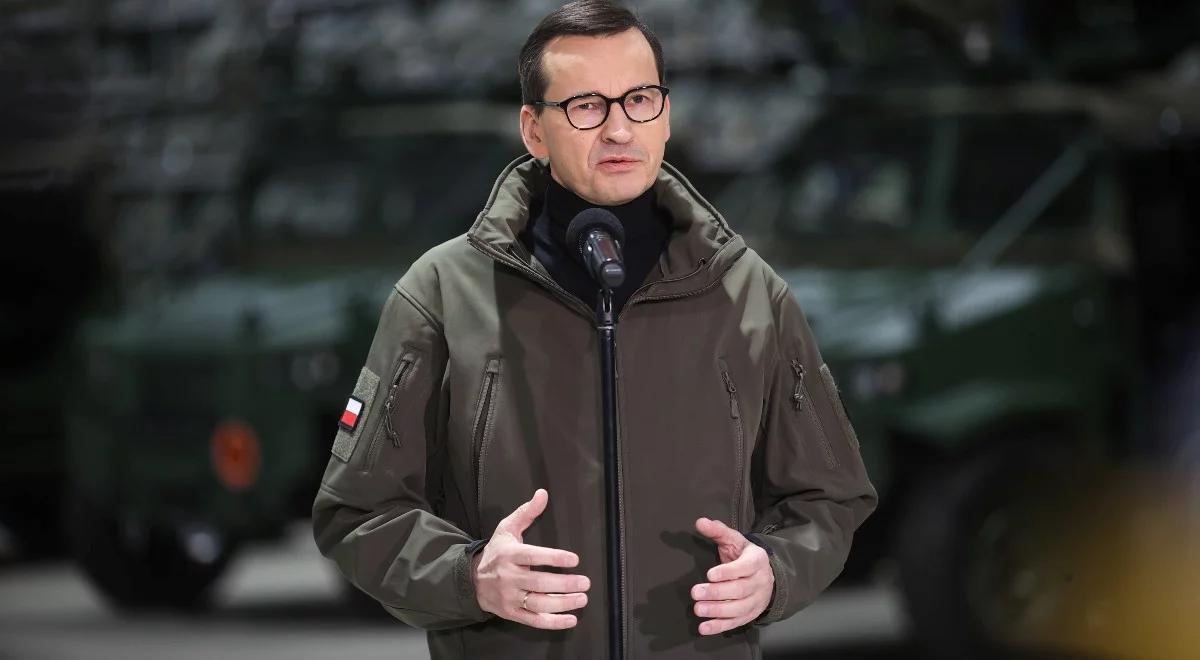 Premier: polska armia musi być tak silna, by nigdy nie musiała być używana na polu walki
