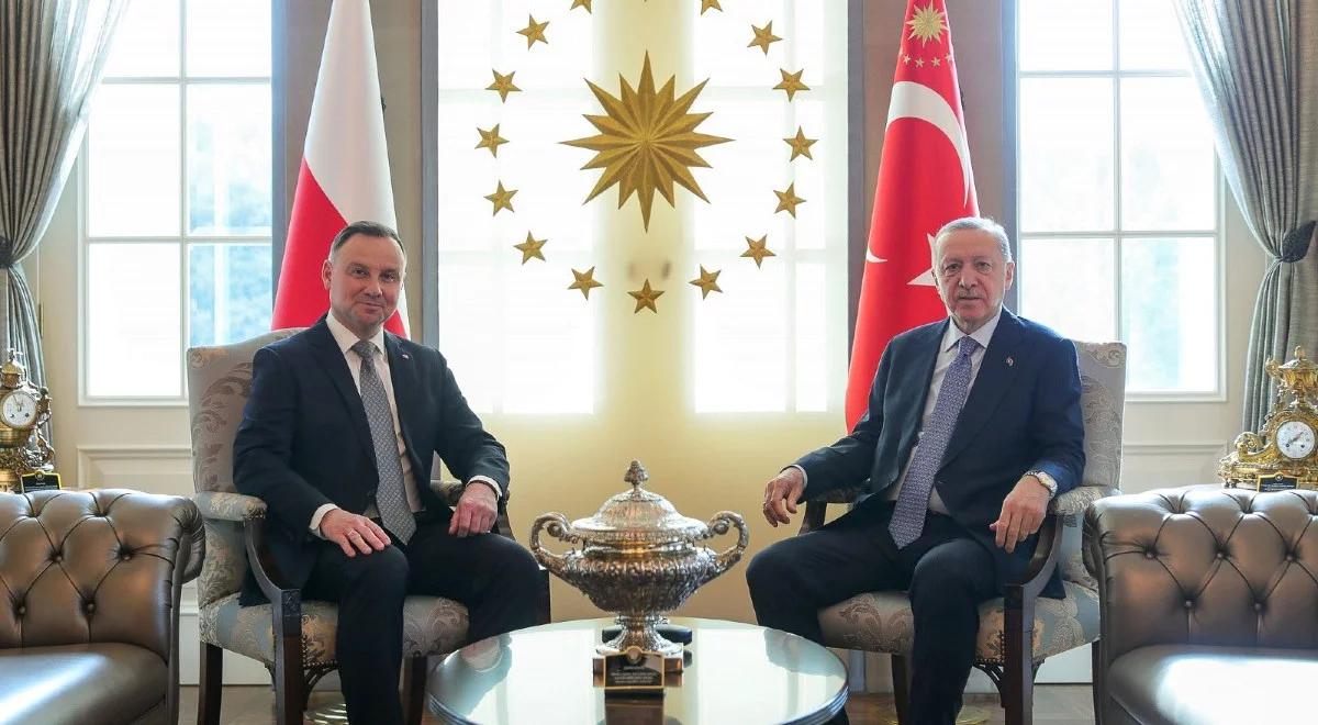 Andrzej Duda rozmawiał z Erdoganem. Prezydent Turcji podziękował za pomoc