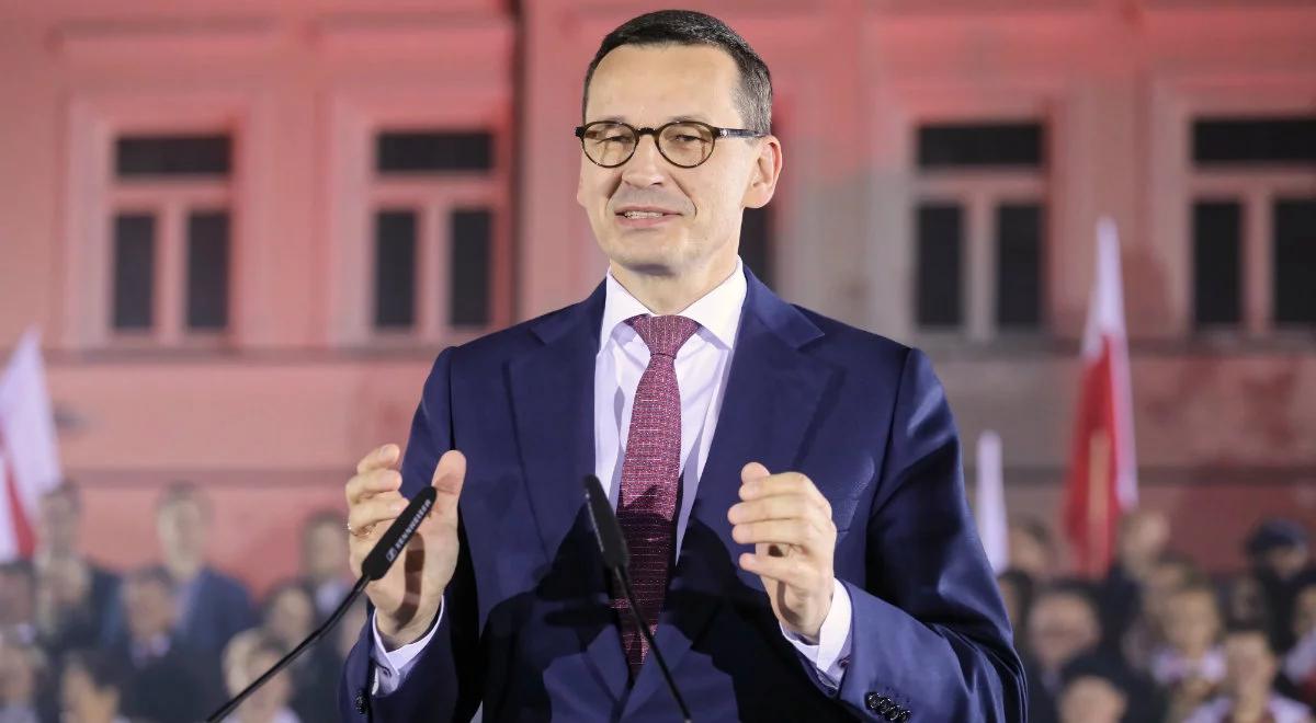 Mateusz Morawiecki w Pułtusku: nie pozwólmy zabrać Polski złodziejom naszym marzeń 
