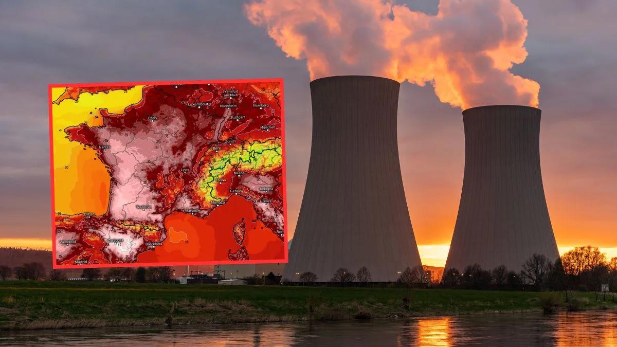 Francja szykuje się na rekord ciepła. Zamknięto elektrownię jądrową
