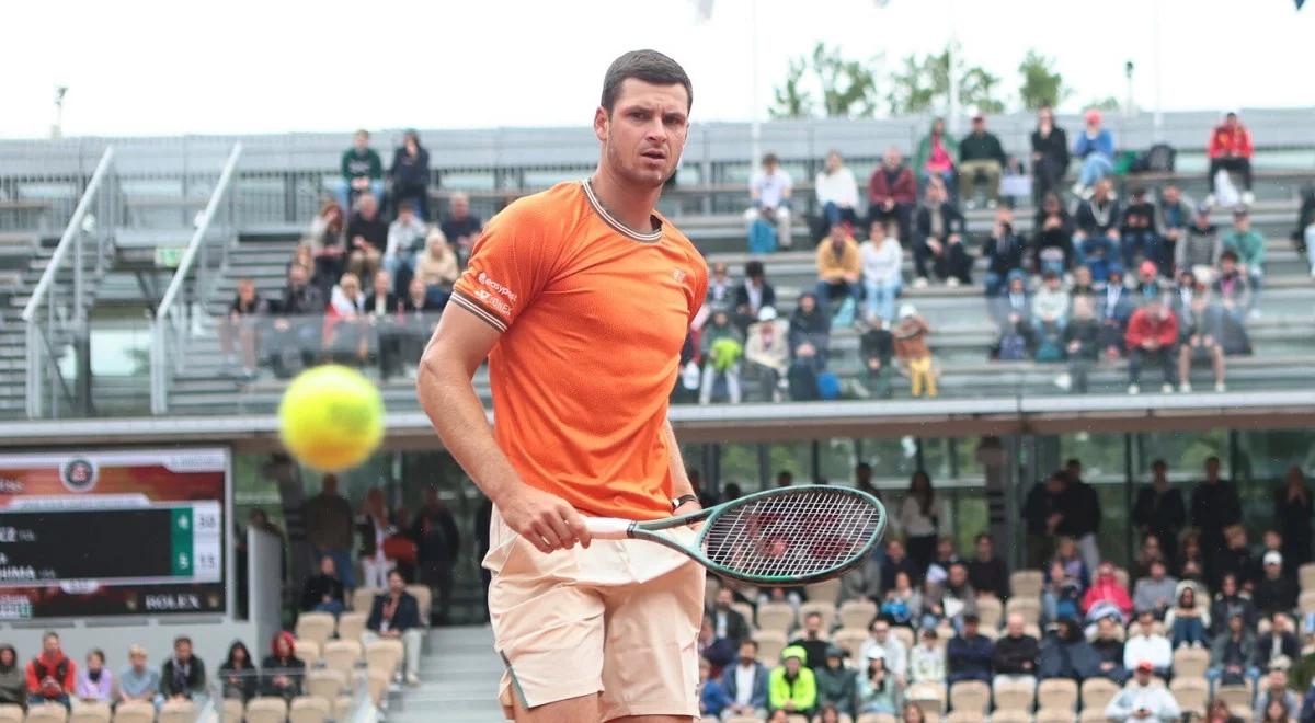 Roland Garros 2024. Hubert Hurkacz - Brandon Nakashima. Polak pokonał Amerykanina i pogodę