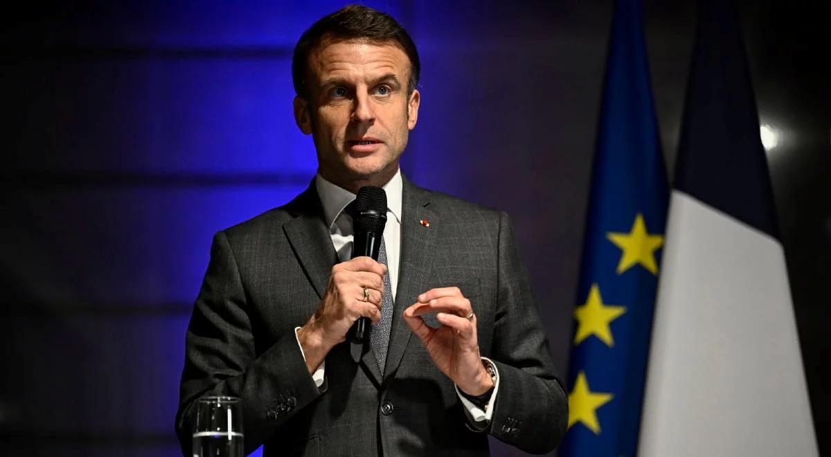 Będzie dalsze wsparcie Francji dla Ukrainy. Macron: nie możemy zgodzić się, by Rosja wygrała