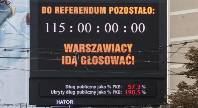 Referendum w Warszawie. Mieszkańcy stolicy szykują się do głosowania