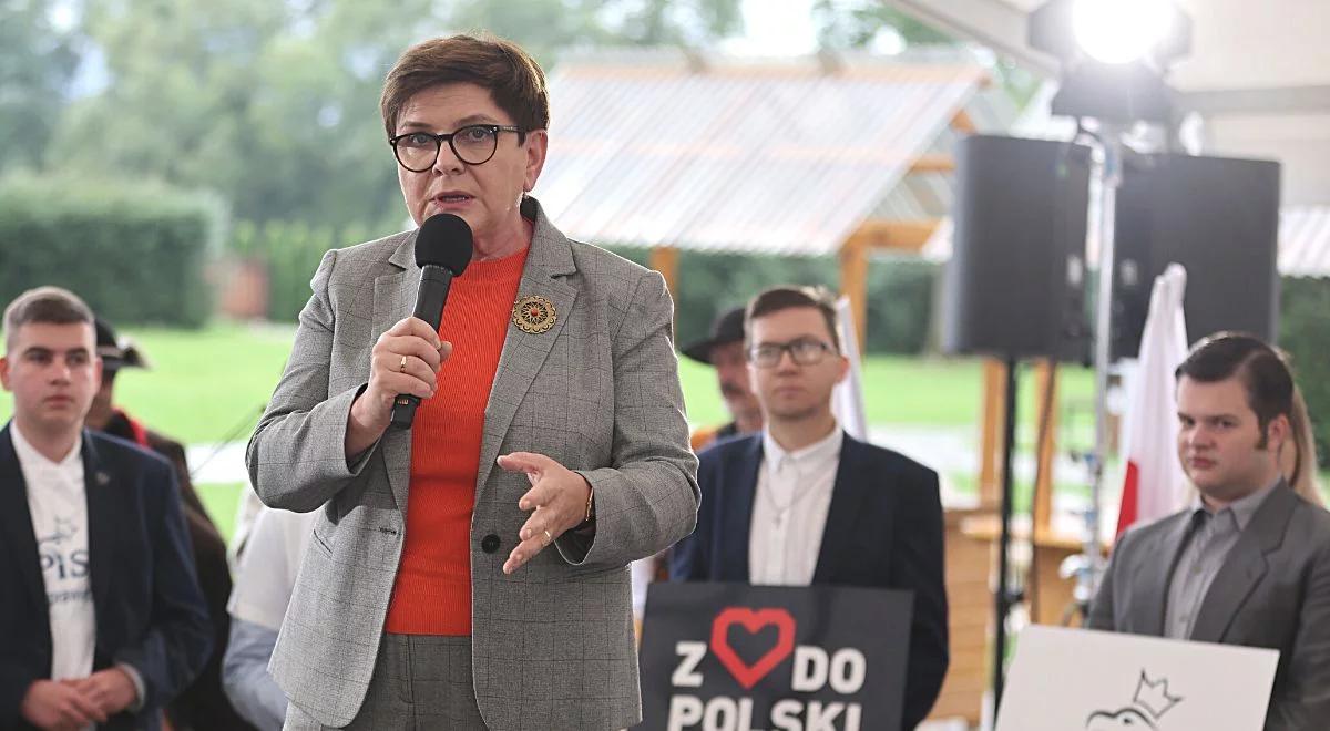 Beata Szydło w Poroninie: nie dajmy sobie odebrać prawa do decydowania o przyszłości Polski