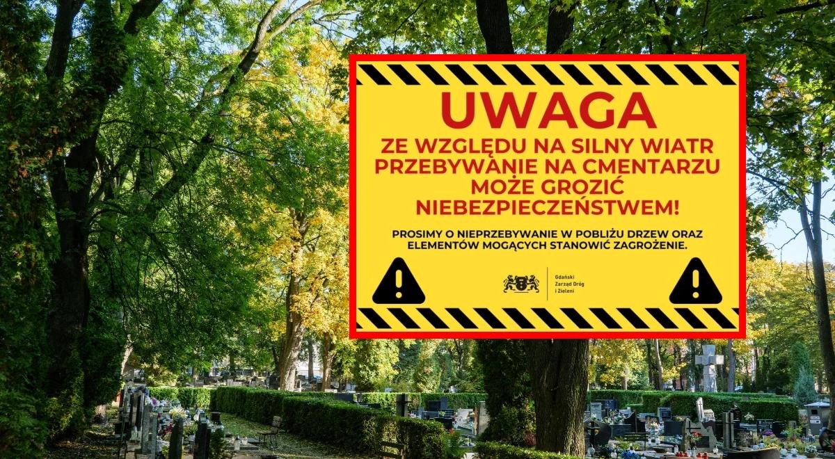 Wichury nad Polską. Wejście na cmentarz na własną odpowiedzialność