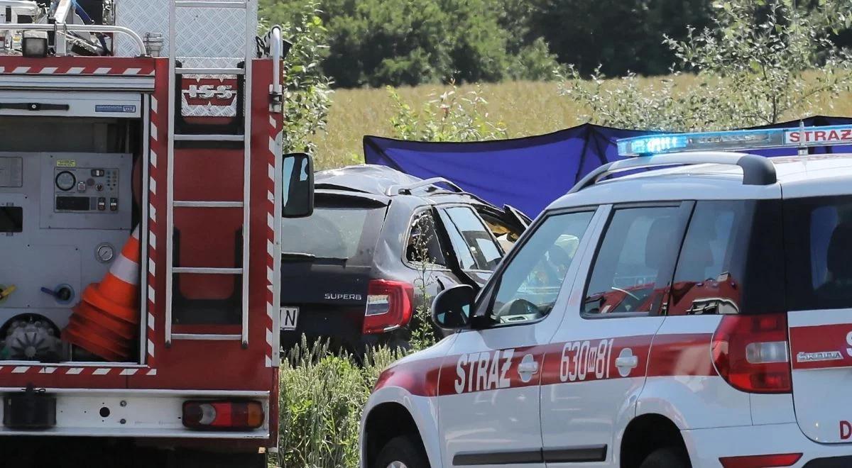 Tragiczny wypadek w Elżbietowie. Nie żyje 5 osób, w tym troje dzieci