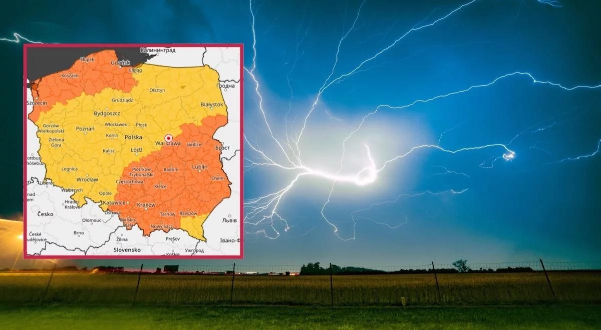 IMGW bije na alarm. Burze z gradem i wichurami uderzą w Polskę