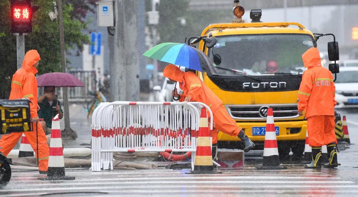 Tajfun Doksuri przeszedł nad Pekinem. Ewakuowano kilkadziesiąt tysięcy osób