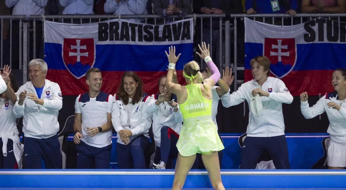 Billie Jean King Cup. Skończyły po północy i sprawiły niespodziankę. Słowaczki pokonały Amerykanki