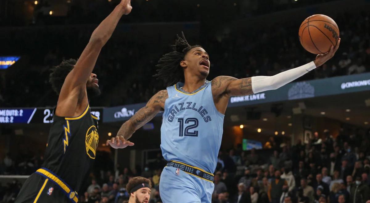 NBA: Grizzlies lepsi od Warriors. Rekordowa passa "Niedźwiadków" 