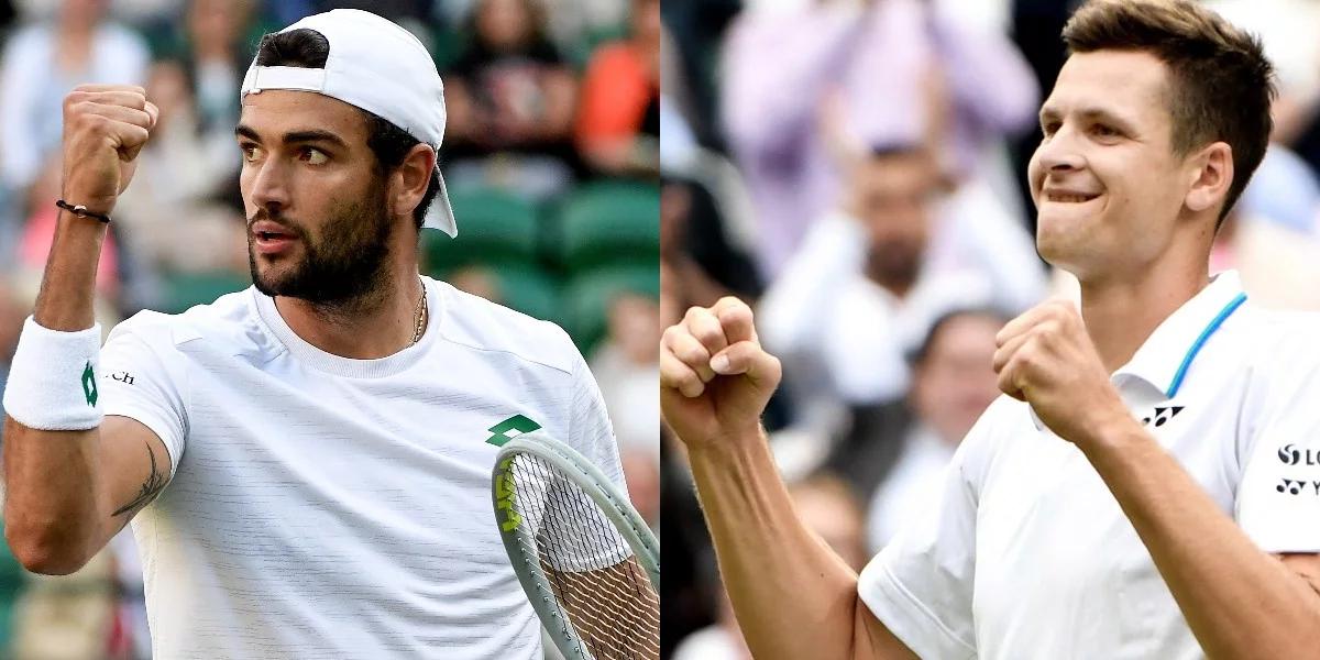 Wimbledon: Hurkacz i Berrettini zagrają o finał. Poznajcie rywala "Hubiego", Włochy oszalały na jego punkcie 