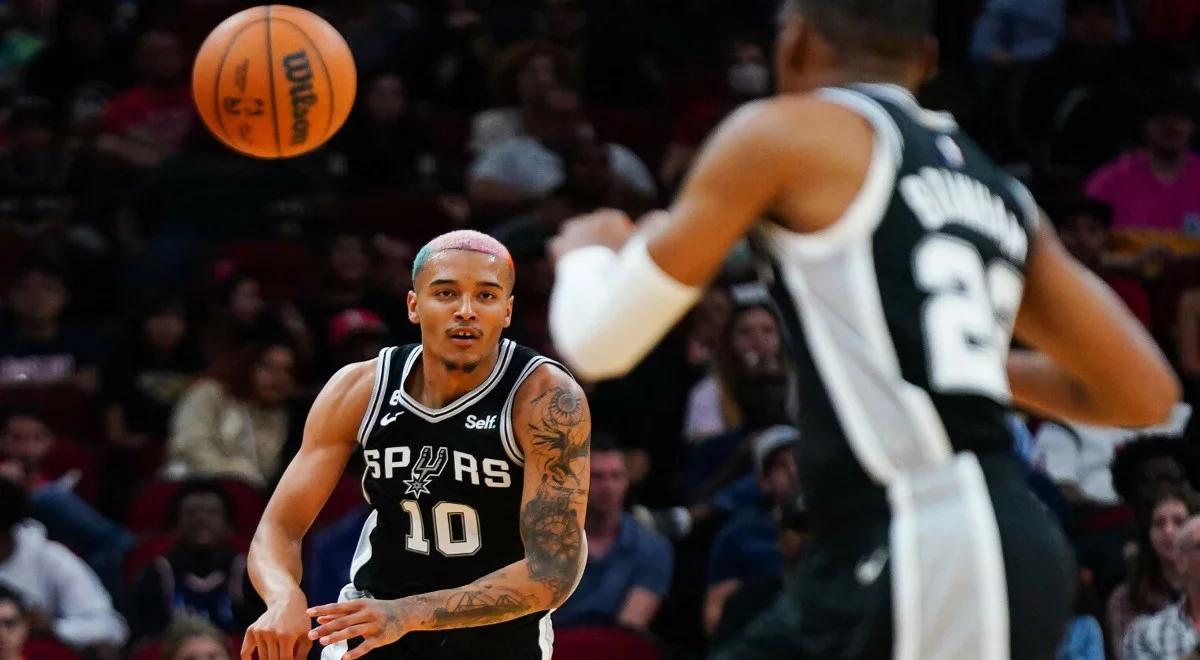 NBA: Jeremy Sochan debiut ma za sobą. Wysoka porażka Spurs, ale Polak nie zawiódł 