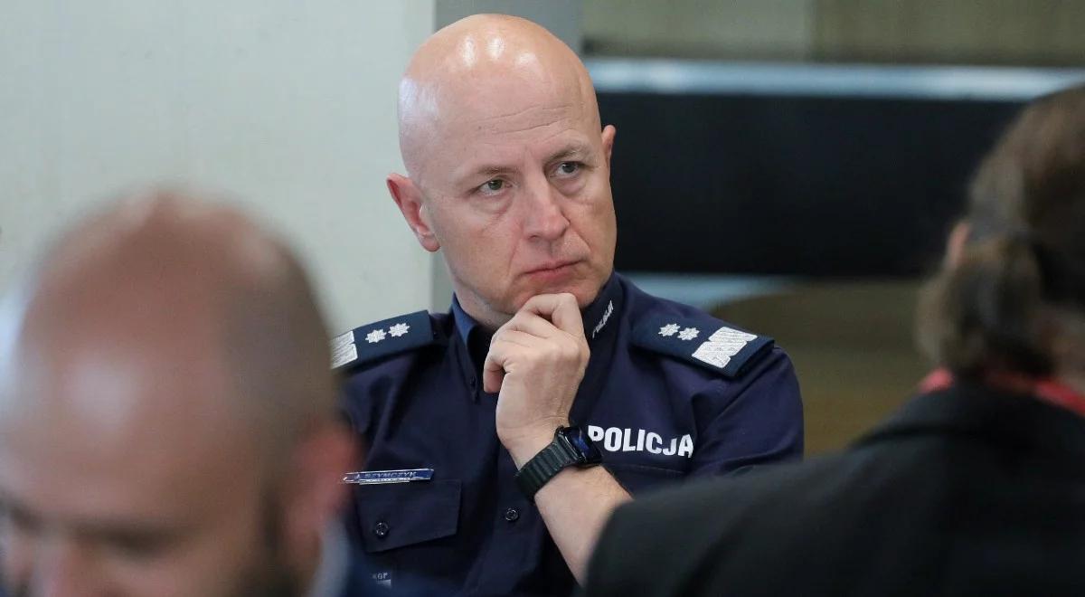 Eksplozja w KGP. Komendant Szymczyk: mam status osoby poszkodowanej, nie podam się do dymisji