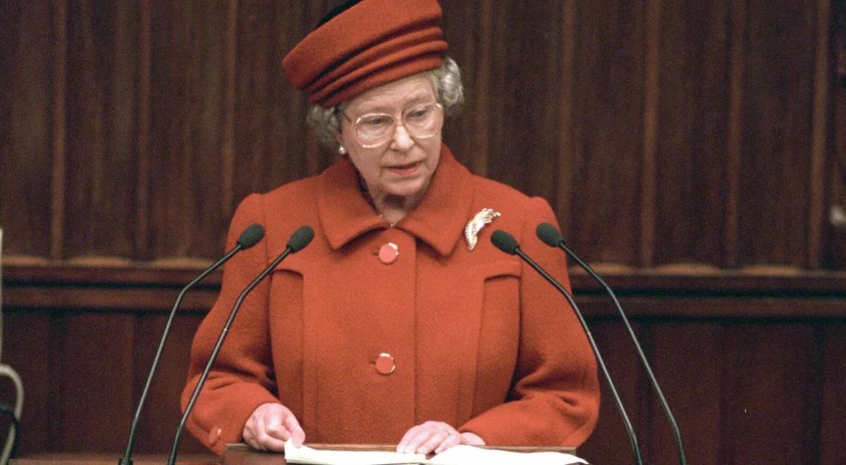 Elżbieta II w polskim parlamencie. Historyczne przemówienie z 1996 roku