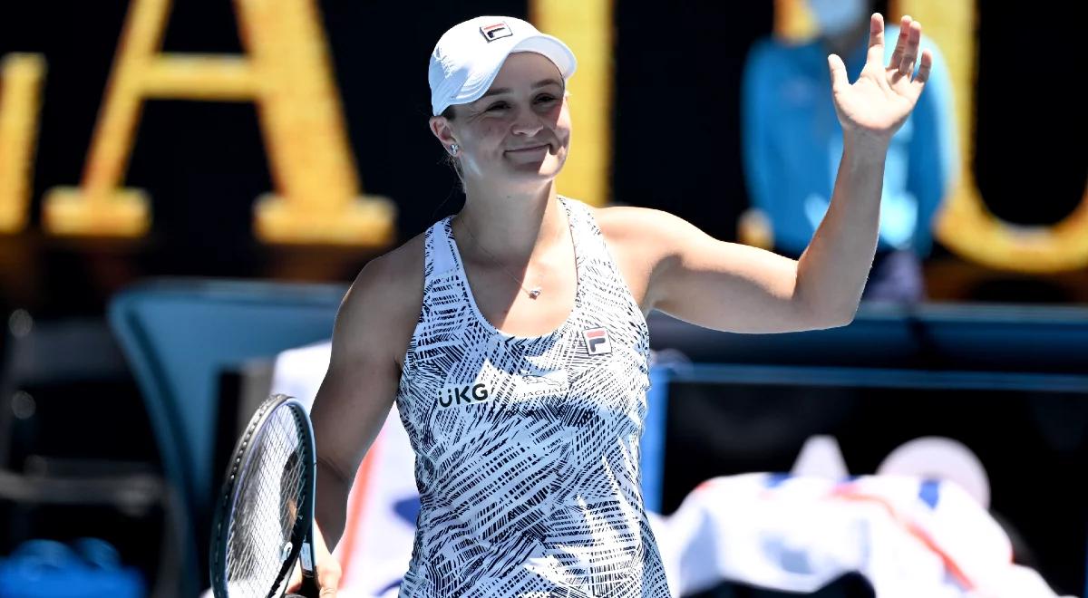 Australian Open: liderka rankingu gra dalej. Szybkie zwycięstwo Ashleigh Barty