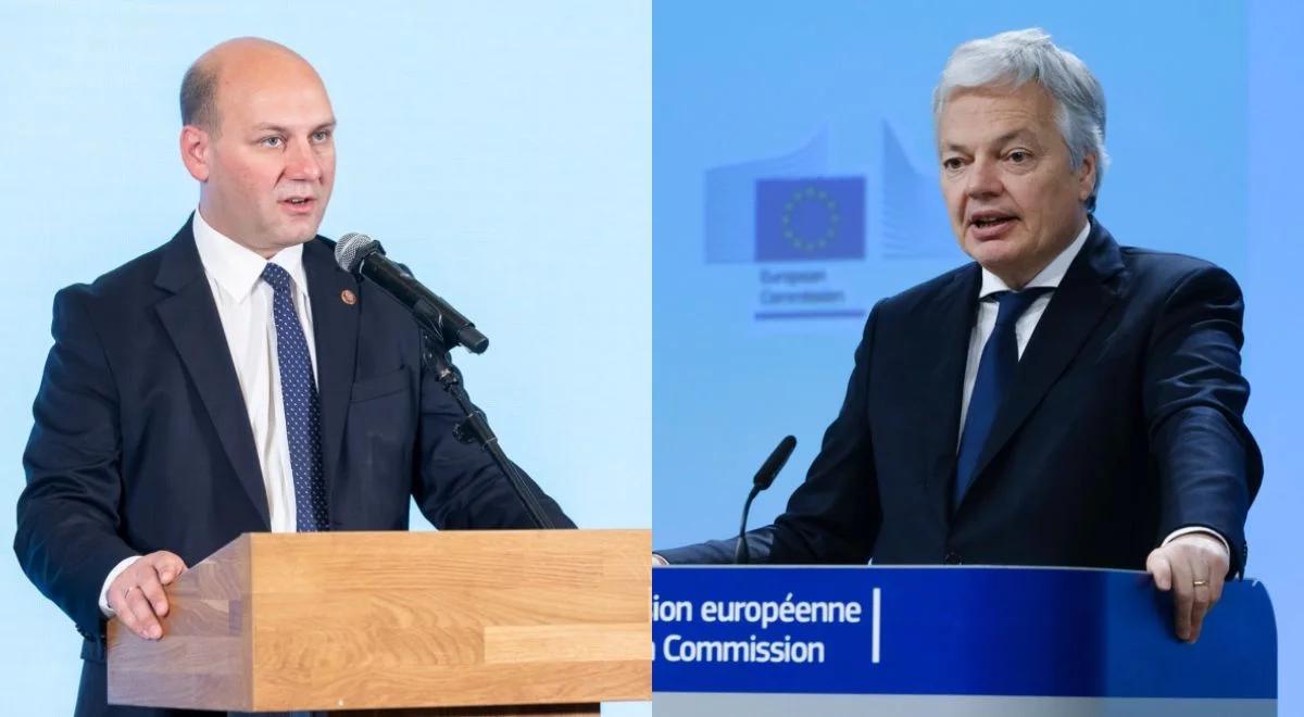 "Zawiera oczywiste nieprawdy". Minister ds. UE o wypowiedzi komisarza Reyndersa