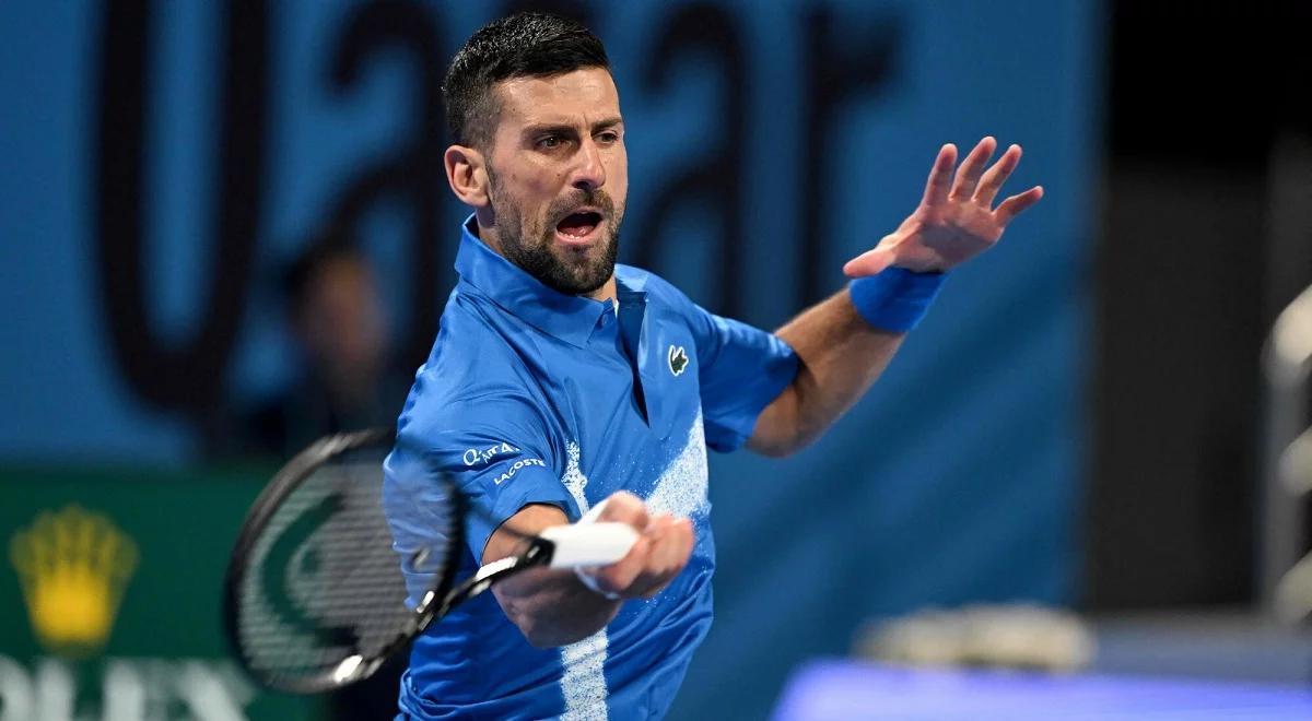 Novak Djoković odpada już w pierwszej rundzie. Szybkie pożegnanie z Dohą