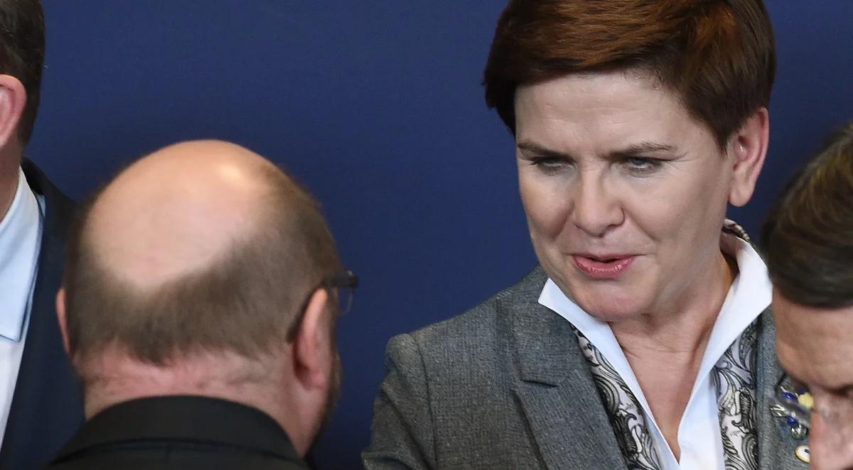 Spotkanie premier Szydło z przewodniczącym PE. "Sprawa zamknięta"