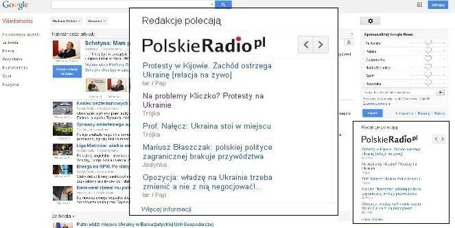 "Redakcje polecają". PolskieRadio.pl w Google News