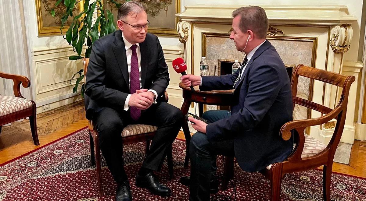 Wiceminister Mularczyk z USA dla Polskiego Radia: udało się umieścić temat reparacji w agendzie międzynarodowej