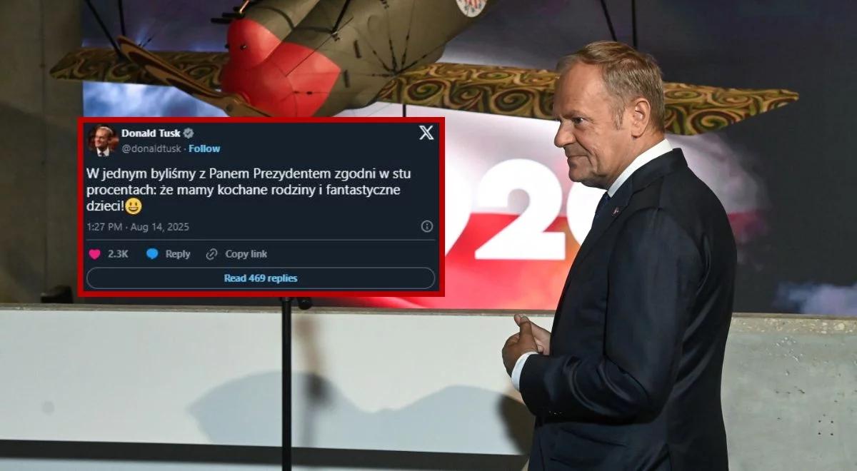 Tusk po spotkaniu z Nawrockim: w jednym byliśmy zgodni w stu procentach