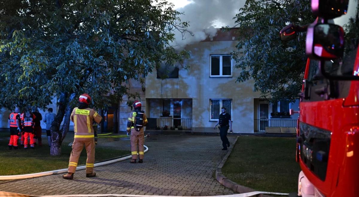 Pożar w domu dziecka w Lublinie. Jeden z wychowanków trafił do szpitala